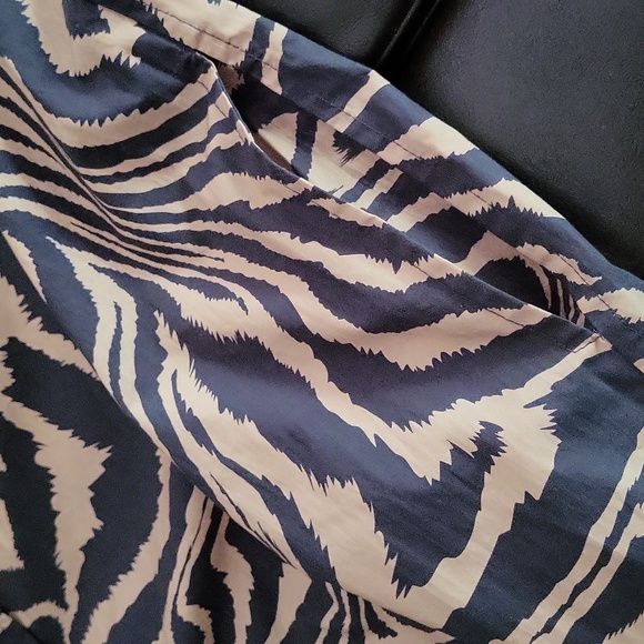 Ganni Animal Print Button Front 100% Cotton Dress - Picture 10 of 12